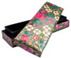 Hand painted wooden jewelry & pill box - click here for large view