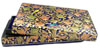 Hand painted wooden jewelry & pill box - click here for large view