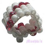 Kids and teens beaded finger rings - click here for large view