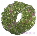 Kids and teens beaded finger rings - click here for large view