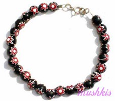 Gemstone beaded bracelet - click here for large view
