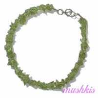 Gemstone beaded bracelet - click here for large view