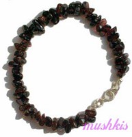 Gemstone beaded bracelet - click here for large view