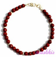 Gemstone beaded bracelet - click here for large view