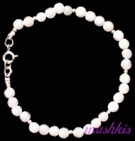 Gemstone beaded bracelet - click here for large view