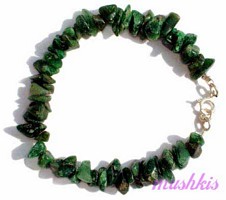 Gemstone beaded bracelet - click here for large view