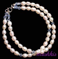 Gemstone beaded bracelet - click here for large view