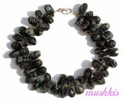 Gemstone beaded bracelet - click here for large view