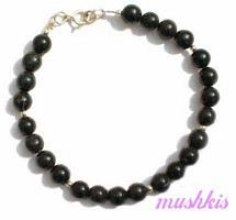 Gemstone beaded bracelet - click here for large view