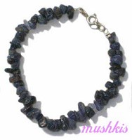 Gemstone beaded bracelet - click here for large view