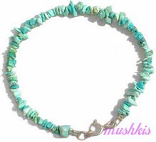 Gemstone beaded bracelet - click here for large view