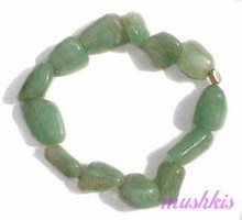 Gemstone beaded bracelet - click here for large view