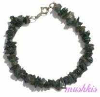 Gemstone beaded bracelet - click here for large view
